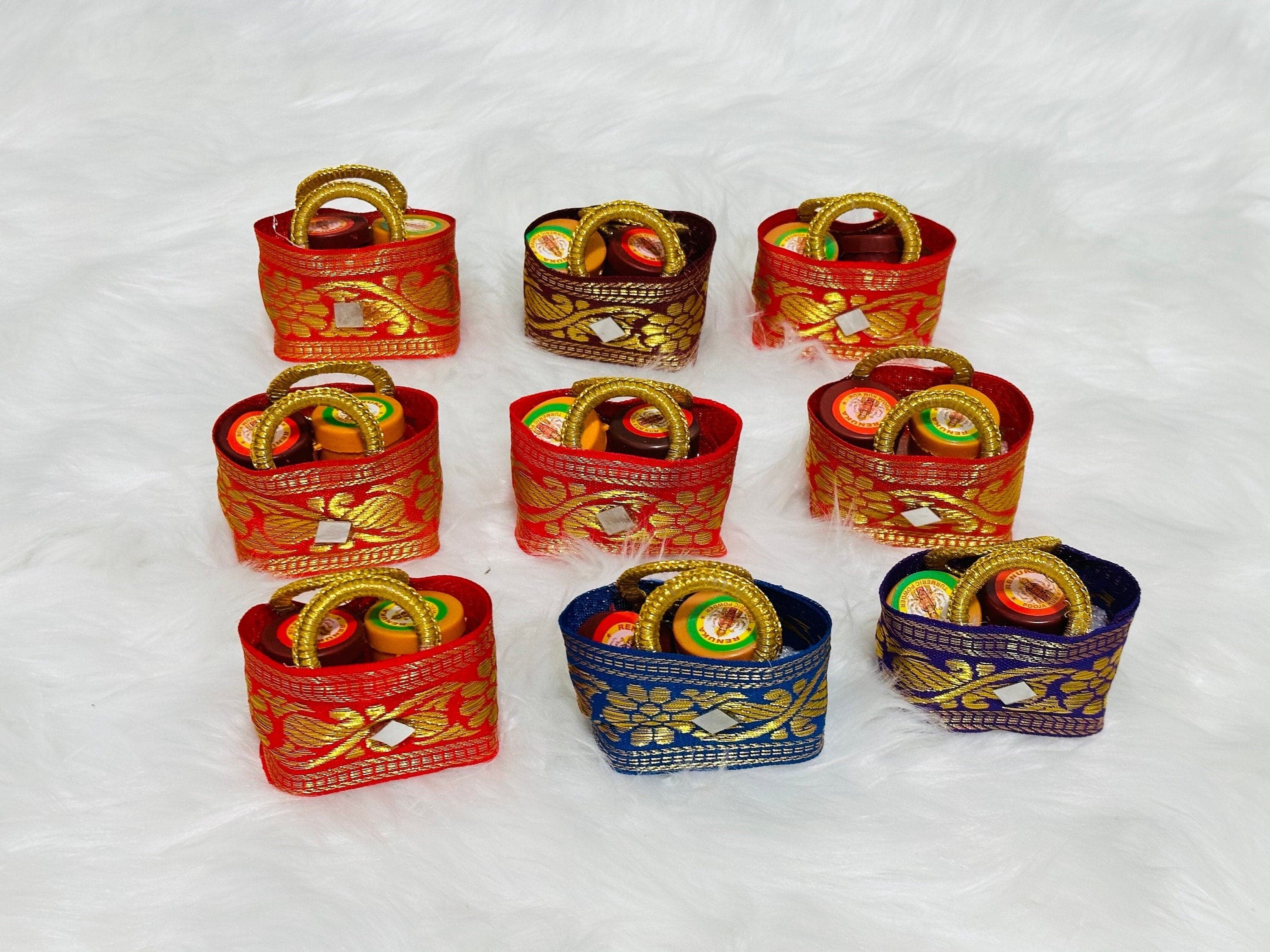 PREORDER: Haldi Kumkum Baskets – Pack of 1 | Pasupu Kumkum | Thamboolam Return Gifts | Wedding, Housewarming, Pooja Favors