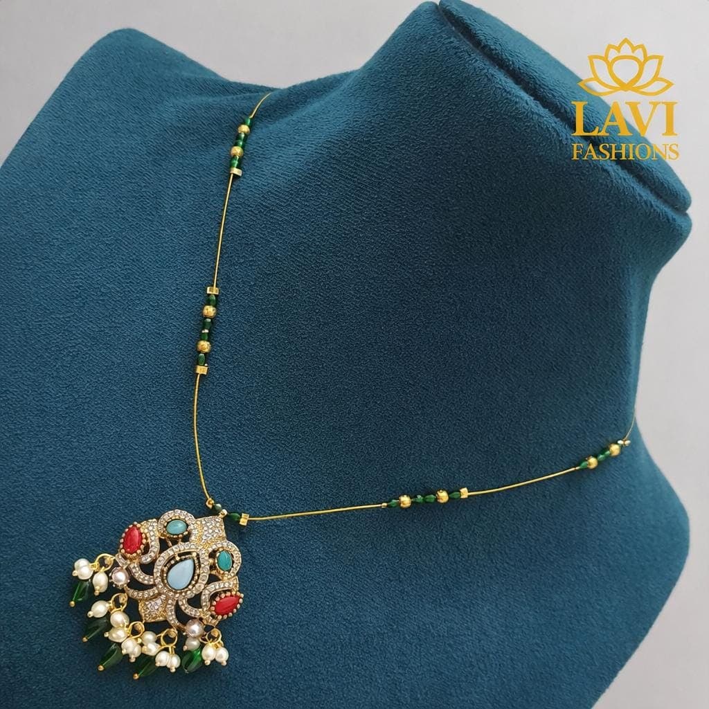 Victorian Moissanite Invisible Necklace