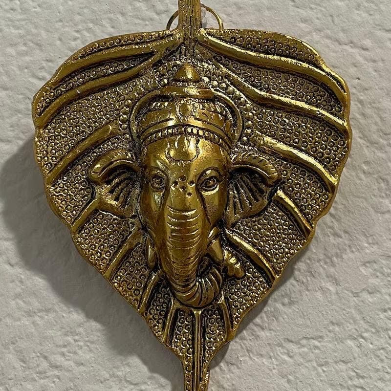 Ganesha Door Hanger Return Gift Set USA | Metal Door Hanger + Potli Bag + Haldi Kumkum | Indian Wedding Thamboolam Favor Bulk
