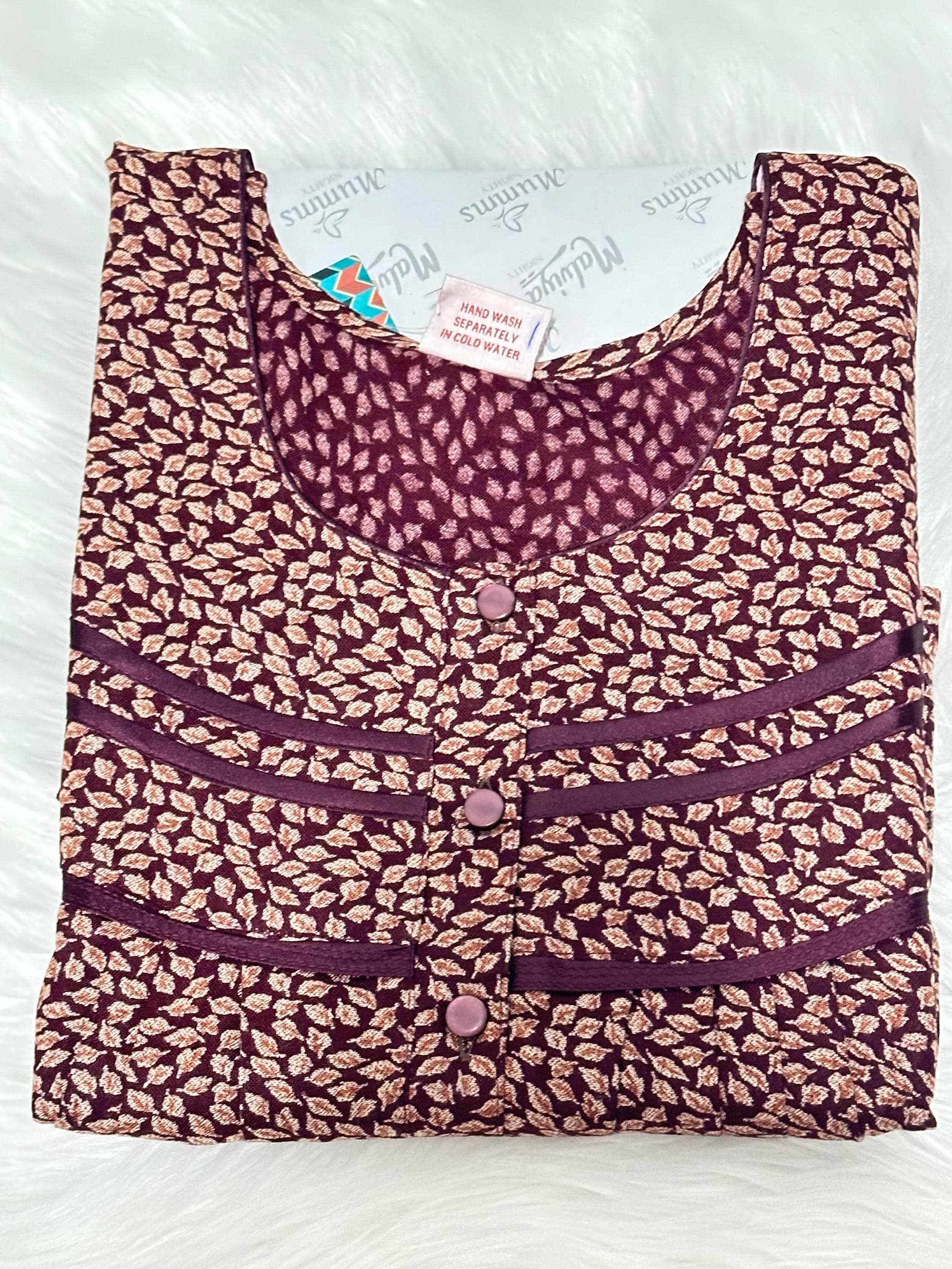 Alpine Nighty Sleepwear for Women - Comfortable and Breathable Nightdress - 48 Inch Bust Size