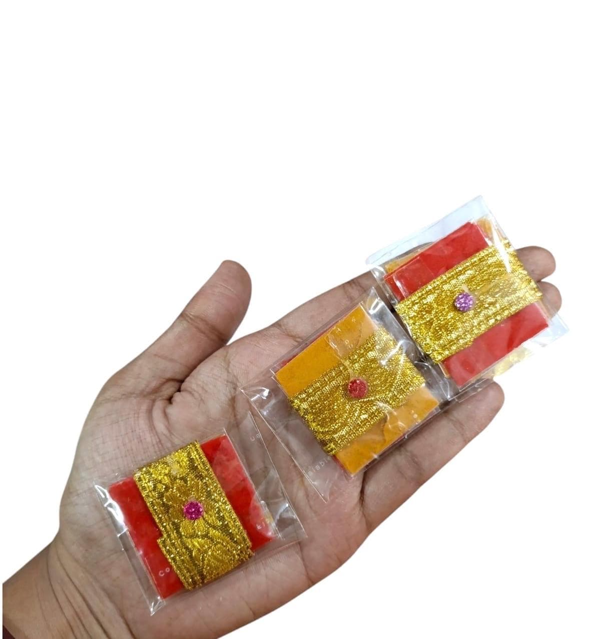 PREORDER:Haldi Kumkum Packets – Pack of 1 | Pasupu Kumkum | Thamboolam Return Gifts | Wedding, Pooja, Housewarming Favors