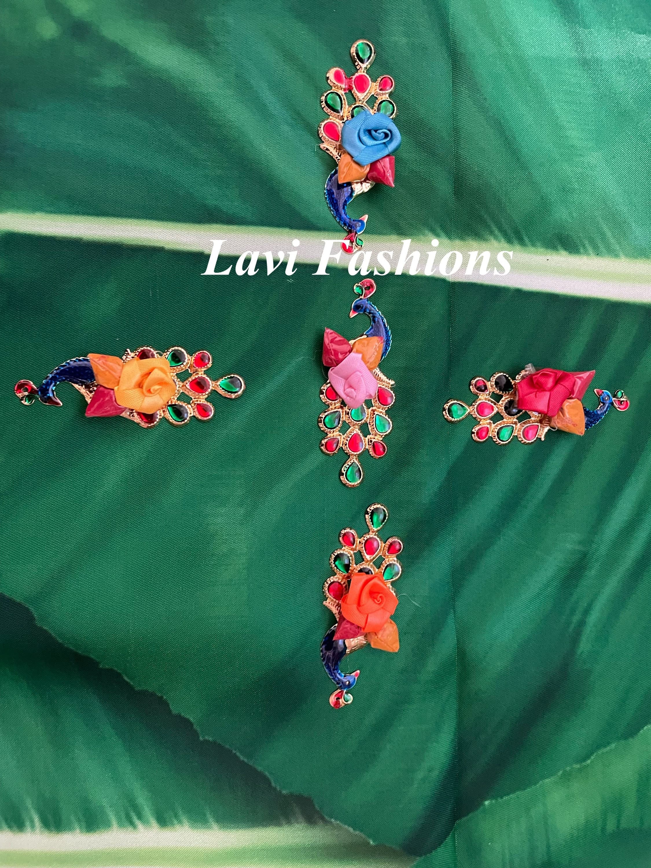 Peacock Design Haldi Kumkum Packets Pack Of 10 | Pasupu Kumkum | Thamboolam Return Gifts | Wedding, Pooja, Housewarming Favors