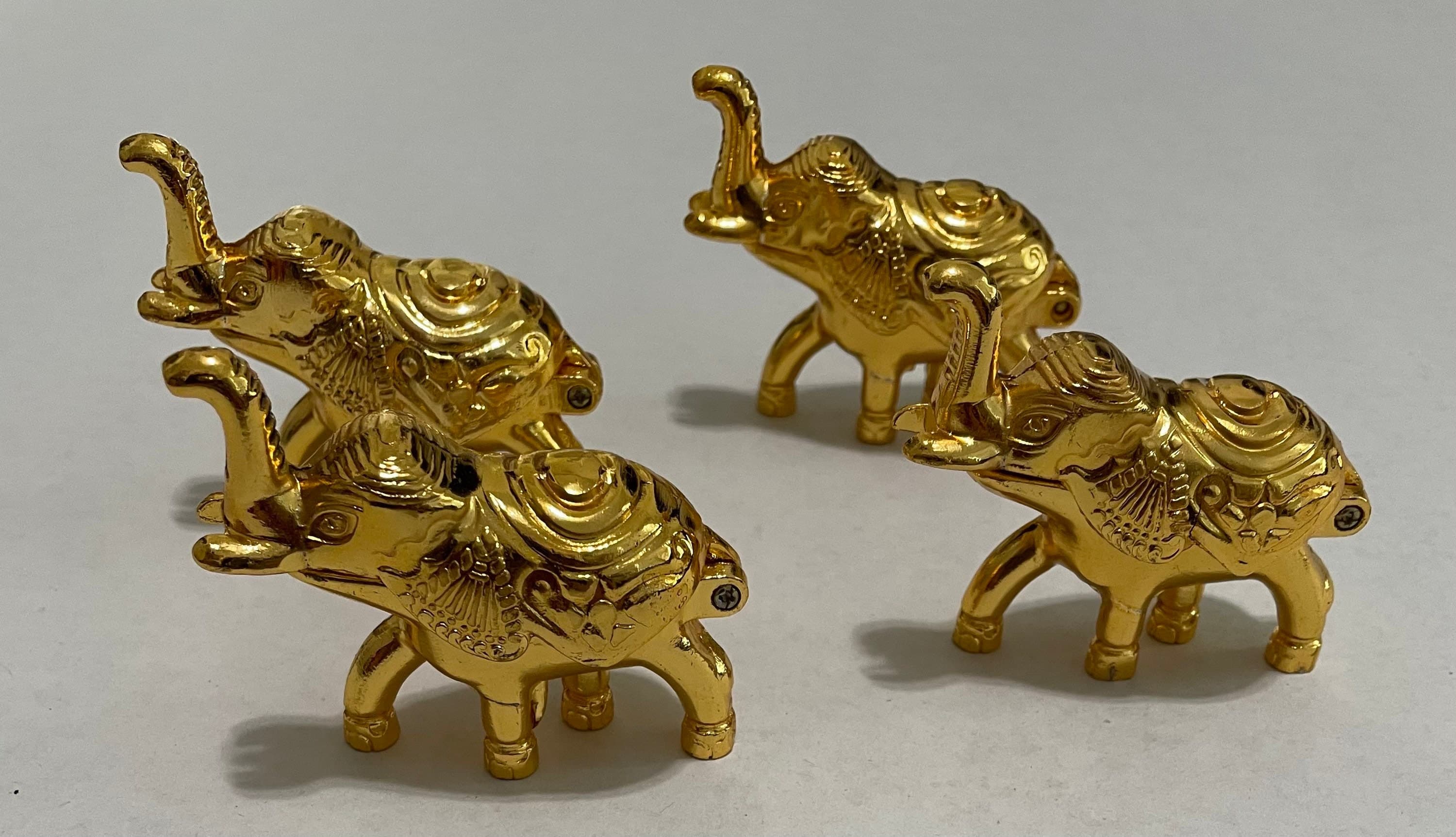 Elephant Shaped Kumkum Holder | Indian Haldi Holder | Ethnic Thamboolam Gift | Wedding, Pooja, Housewarming Return Favors