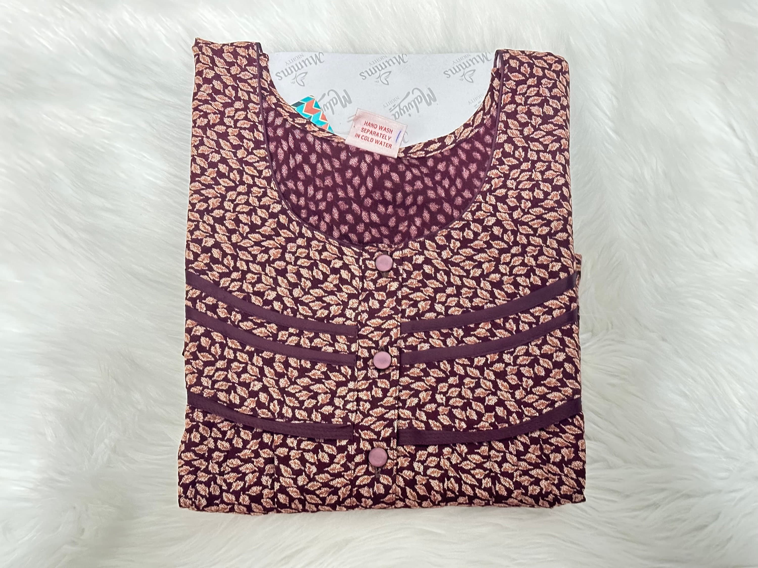 Alpine Nighty Sleepwear for Women - Comfortable and Breathable Nightdress - 48 Inch Bust Size
