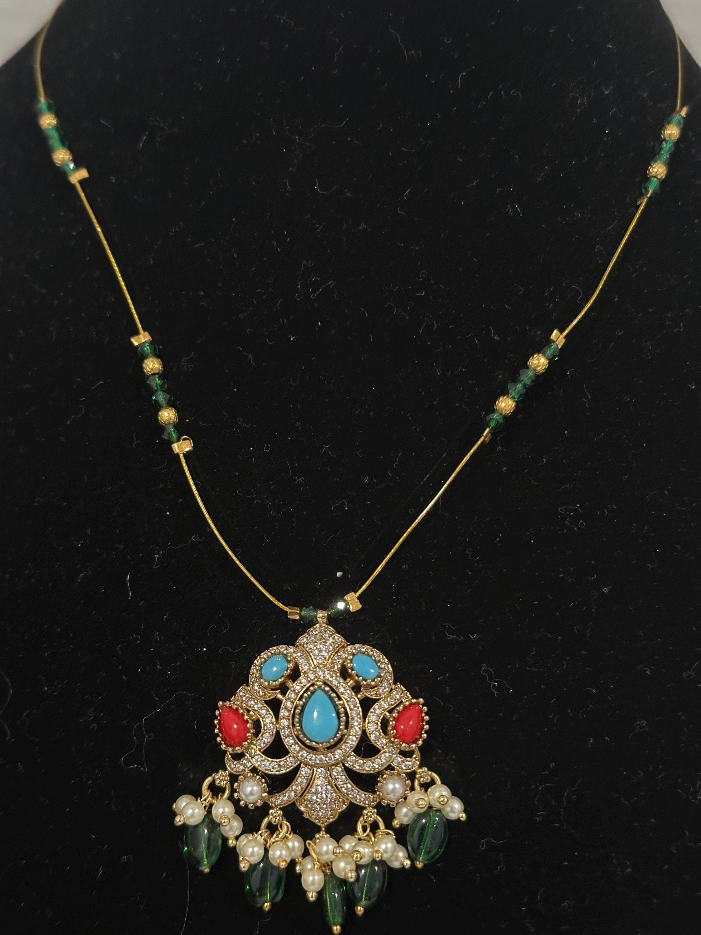Victorian Moissanite Invisible Necklace