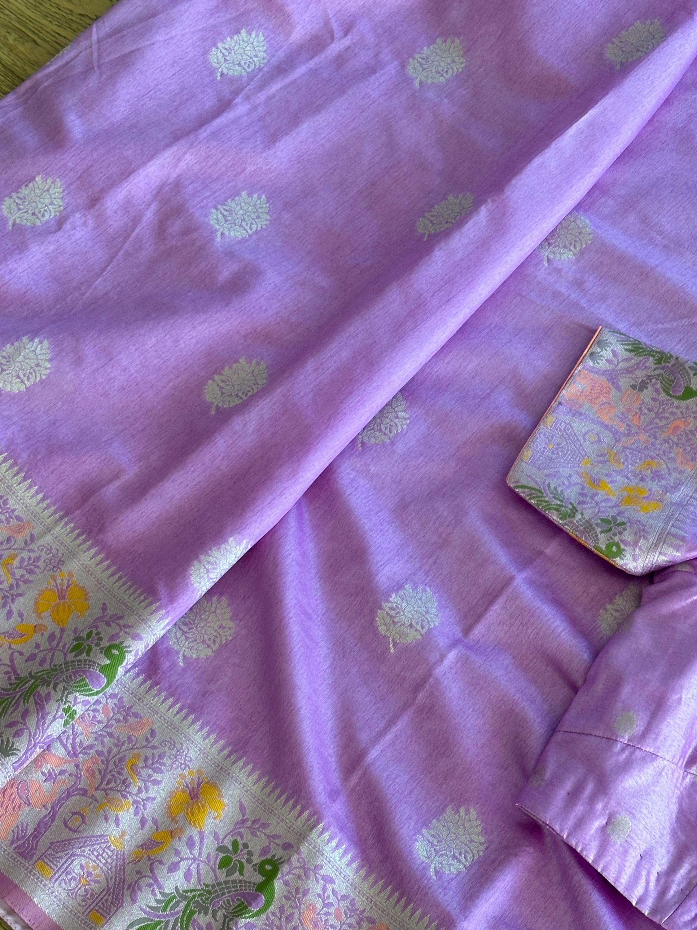 Paithani Border Saree | Soft Festive Ethnic Wear