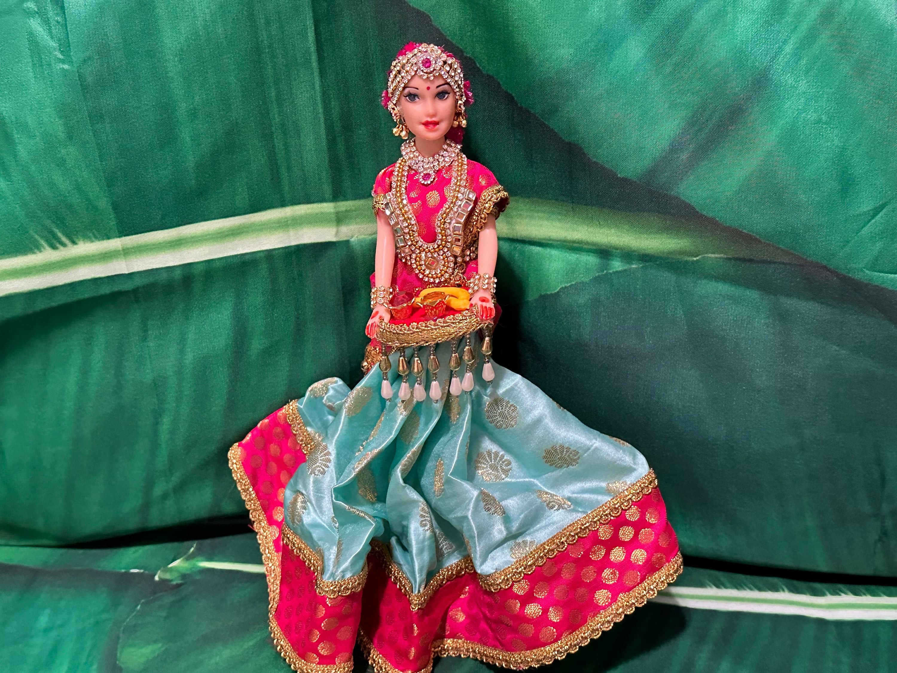 Half Saree Doll/ Half Saree Ceremony/ Wedding doll/ golu doll/ saree ceremony/ Dolls decor/ Home Decor/