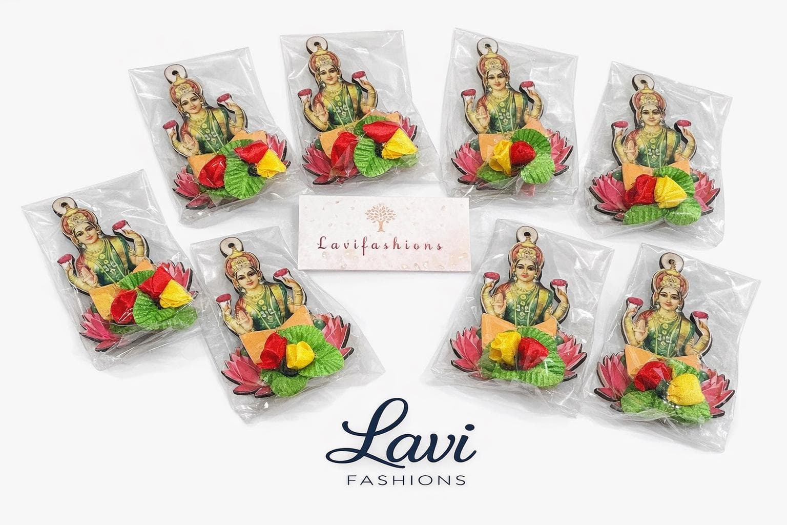 Goddess Lakshmi Haldi Kumkum Pack | Thamboolam Return Favor