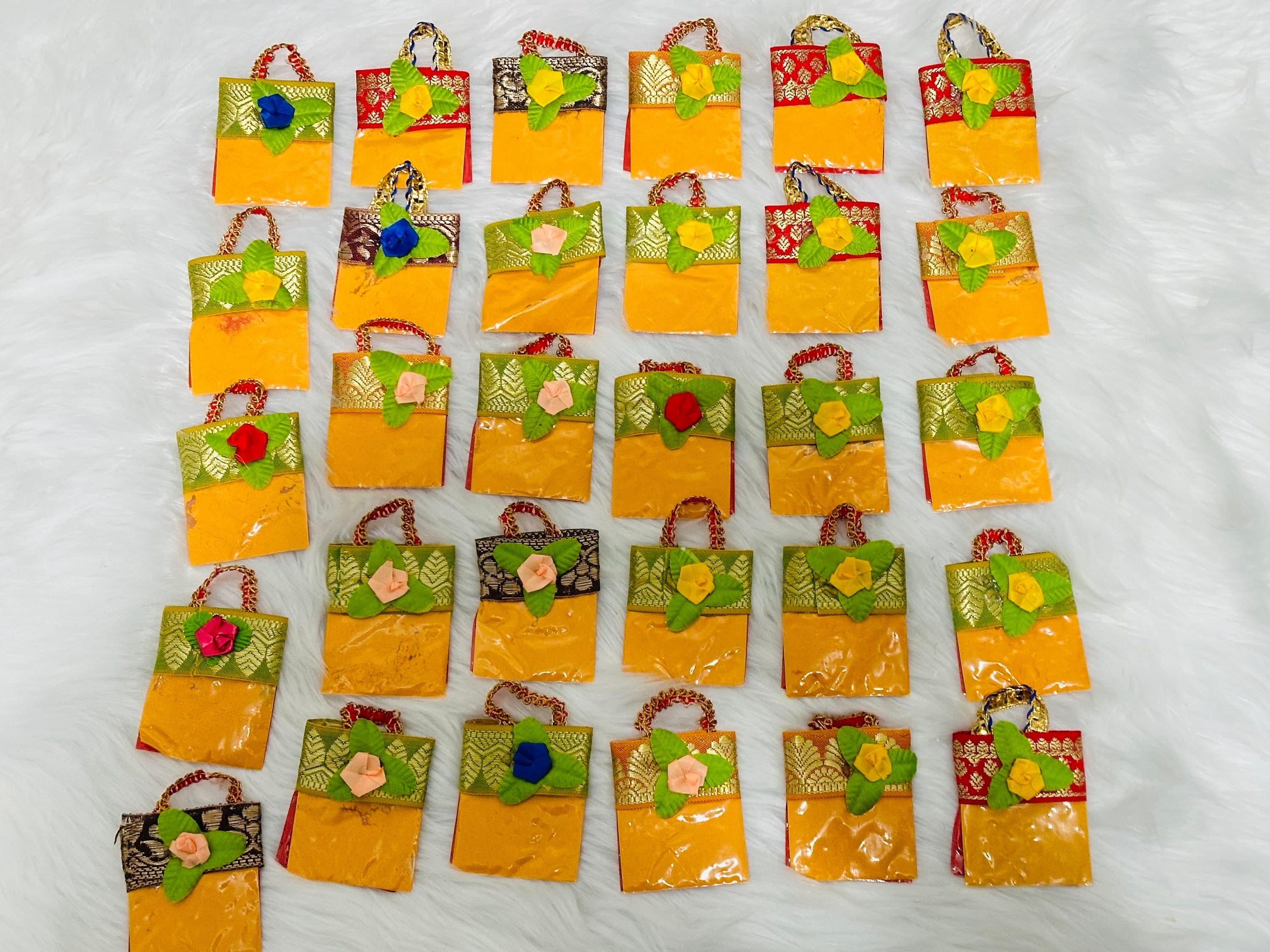 PREORDER: Haldi Kumkum Pack of 1 – Thambulam Return Gifts, Pooja Favors, Pasupu Kumkum, Wedding, Housewarming, Indian Traditional Gift