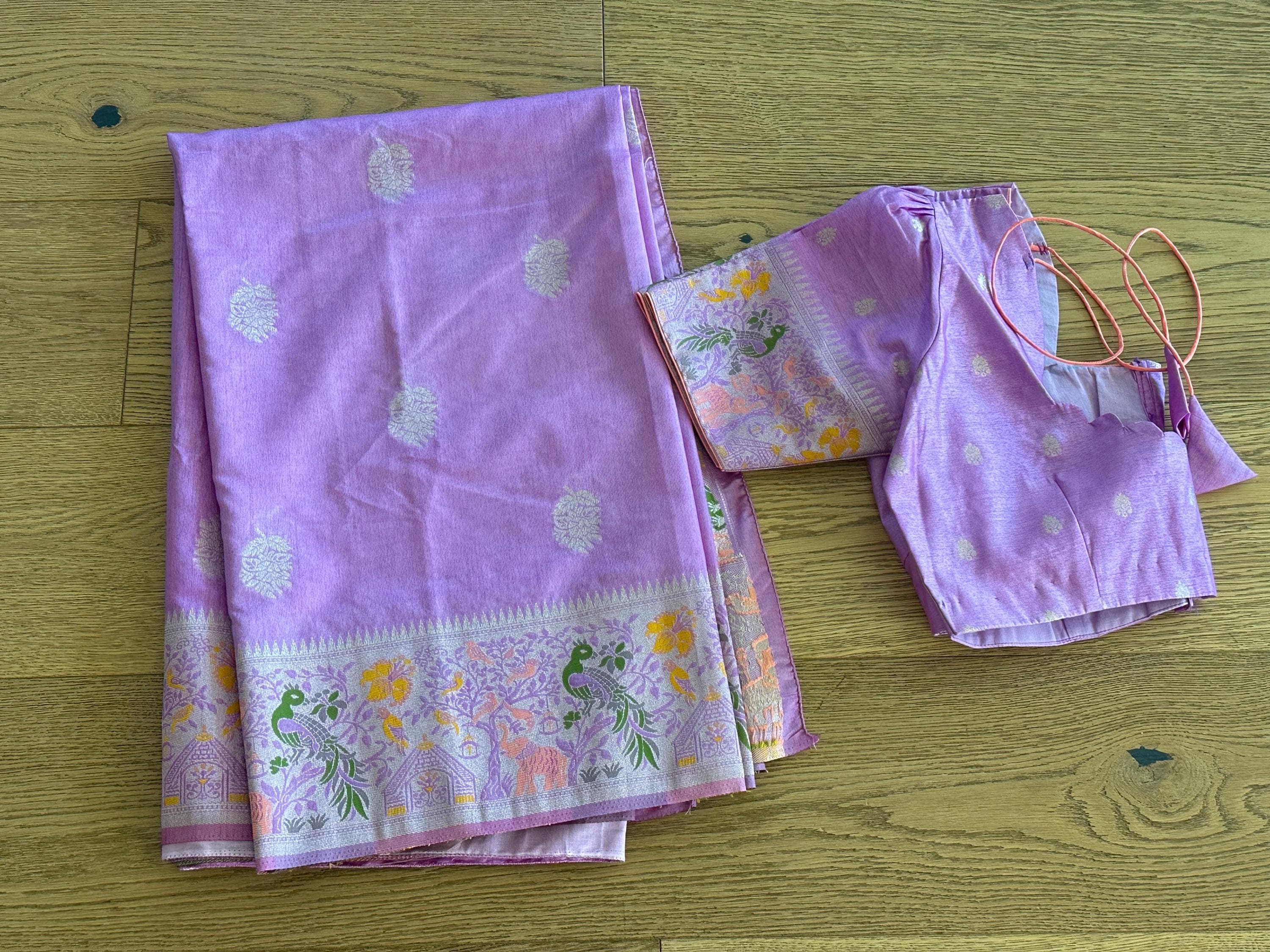 Paithani Border Saree | Soft Festive Ethnic Wear