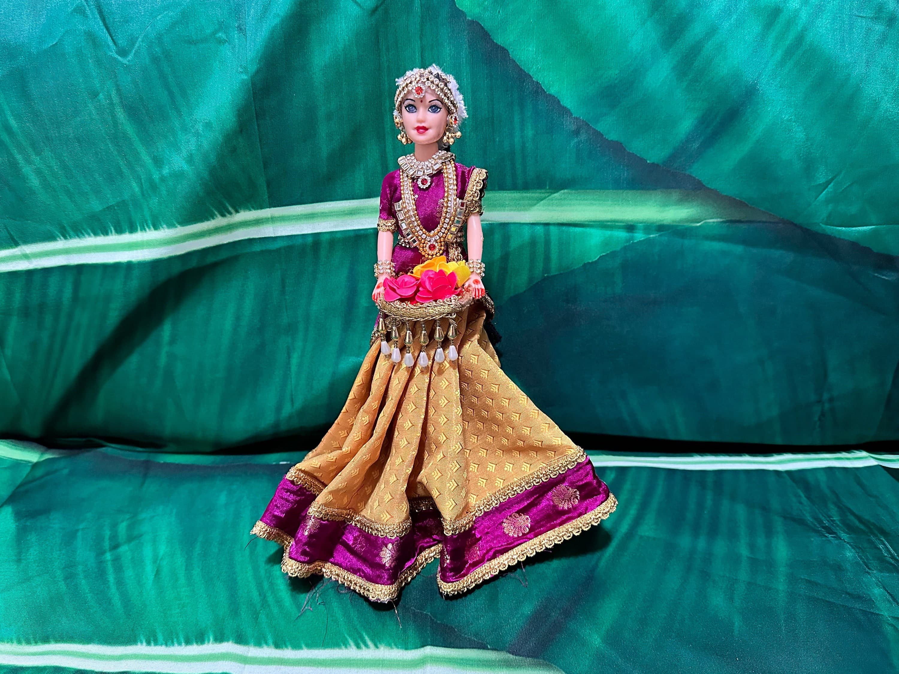 Half Saree Doll/ Half Saree Ceremony/ Wedding doll/ golu doll/ saree ceremony/ Dolls decor/ Home Decor/