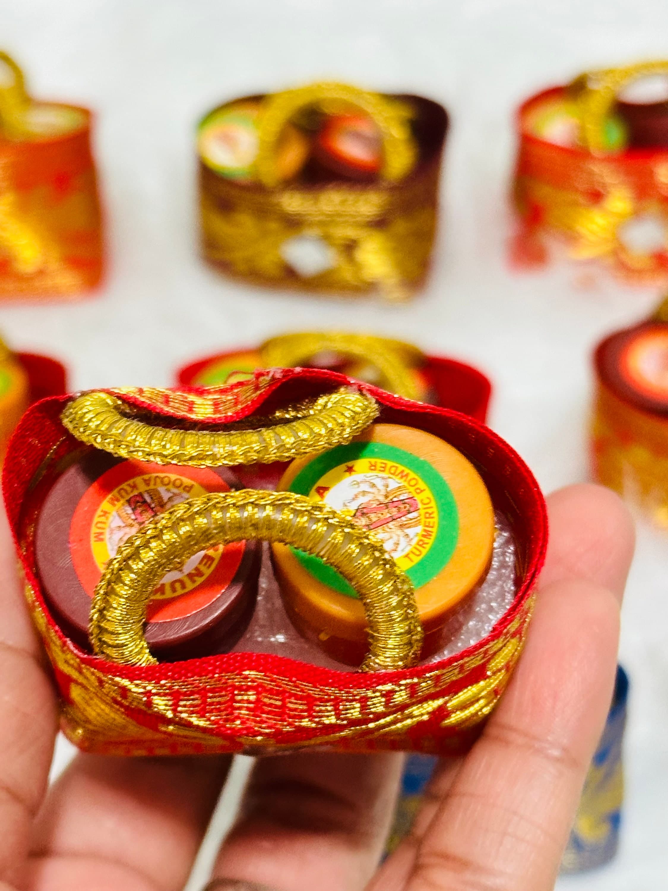 PREORDER: Haldi Kumkum Baskets – Pack of 1 | Pasupu Kumkum | Thamboolam Return Gifts | Wedding, Housewarming, Pooja Favors — view 4