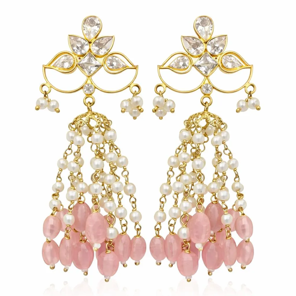 Pearl fancy earrings — view 1