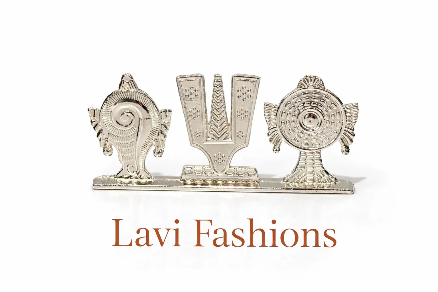 Shanku Chakra Namam Metal Idol Pack | Venkateswara Symbol, Pooja Decor, Return Gift — view 1