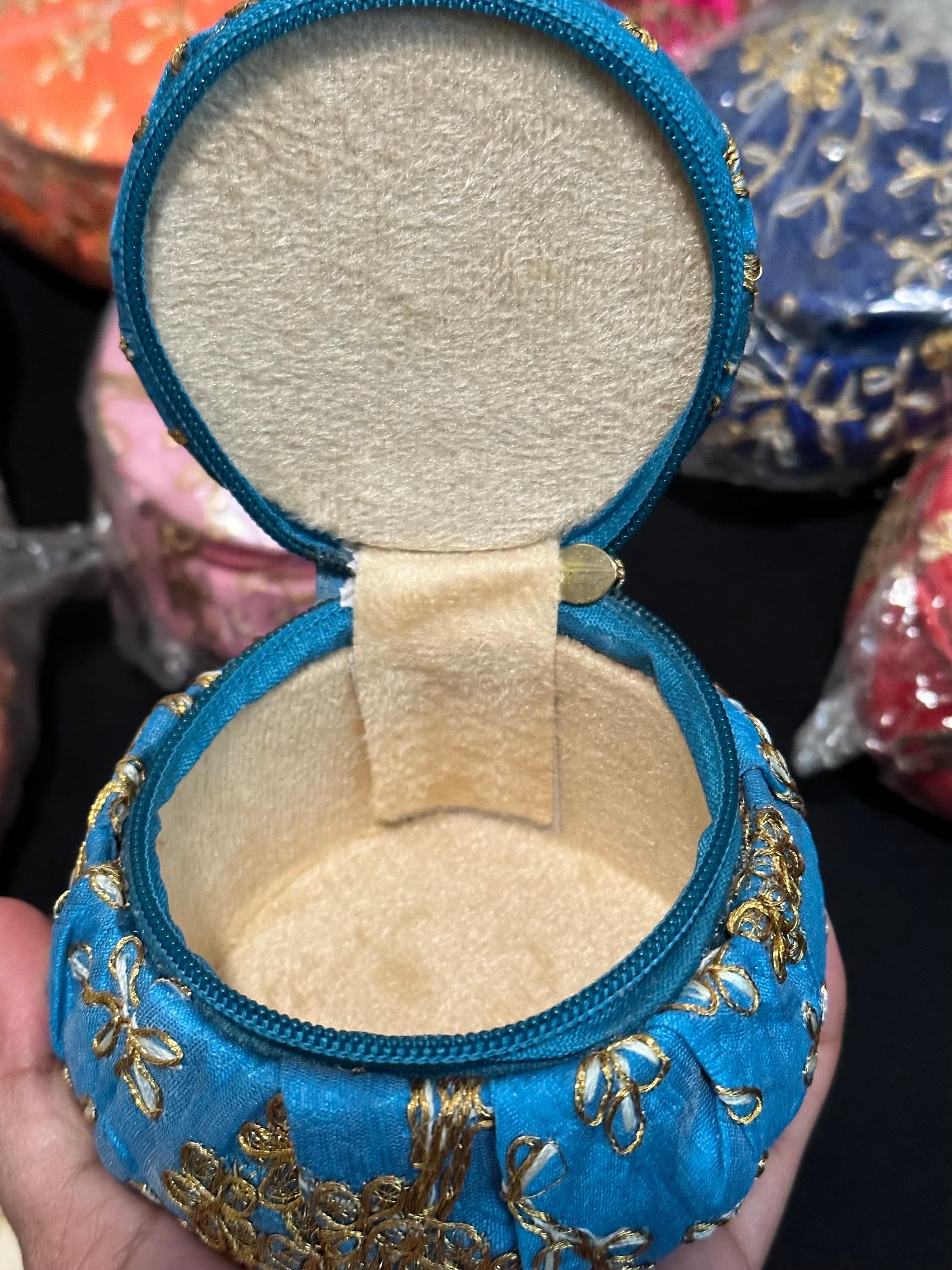Bangle Jewelry Boxes | Indian Return Gifts | Wedding, Baby Shower, Thamboolam Favors | Traditional Gift Packaging — view 4