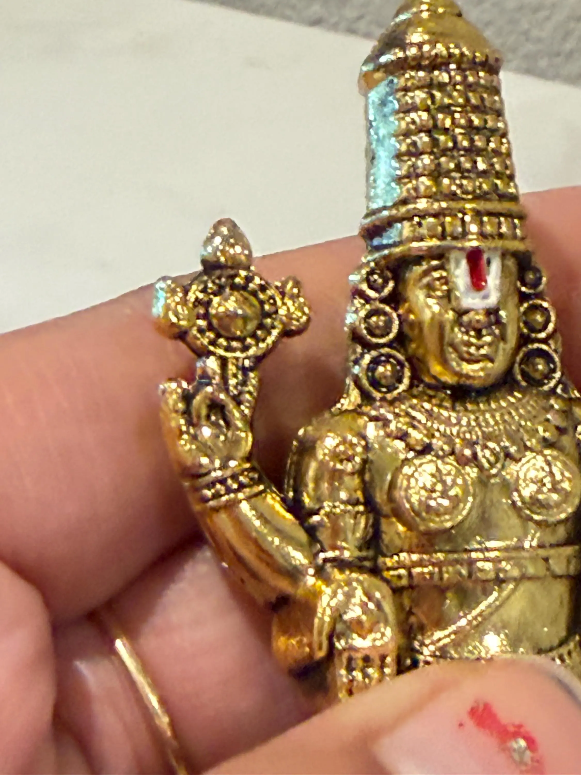 Lord Venkateswara Idol | Tirupati Balaji Statue | Hindu Pooja Decor | Indian Return Gift | Wedding Favor — view 4