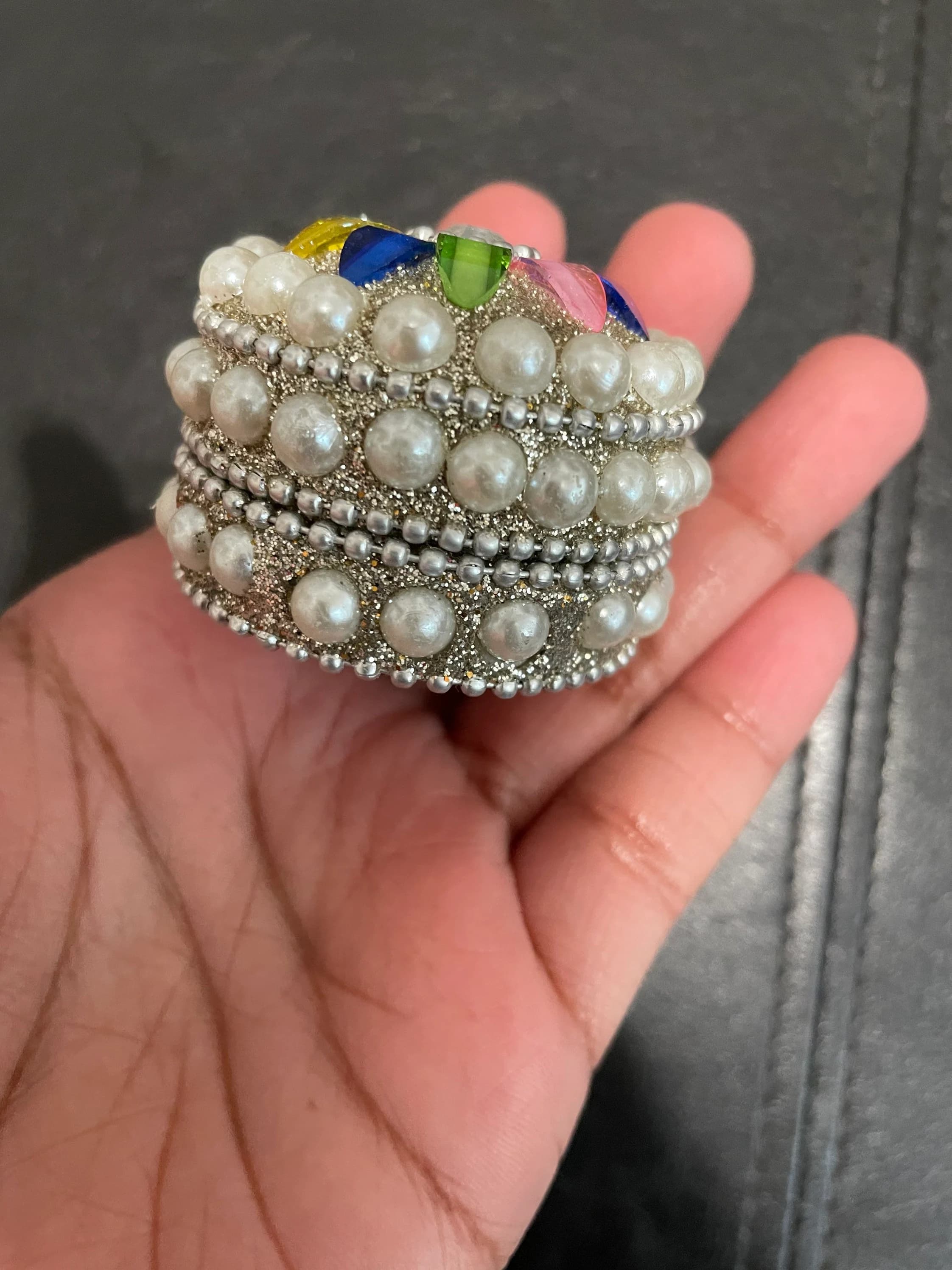 Round Kumkum Haldi Holder Pack Of 10 – Indian Return Gift, Pooja Decor, Festive Favor — view 3