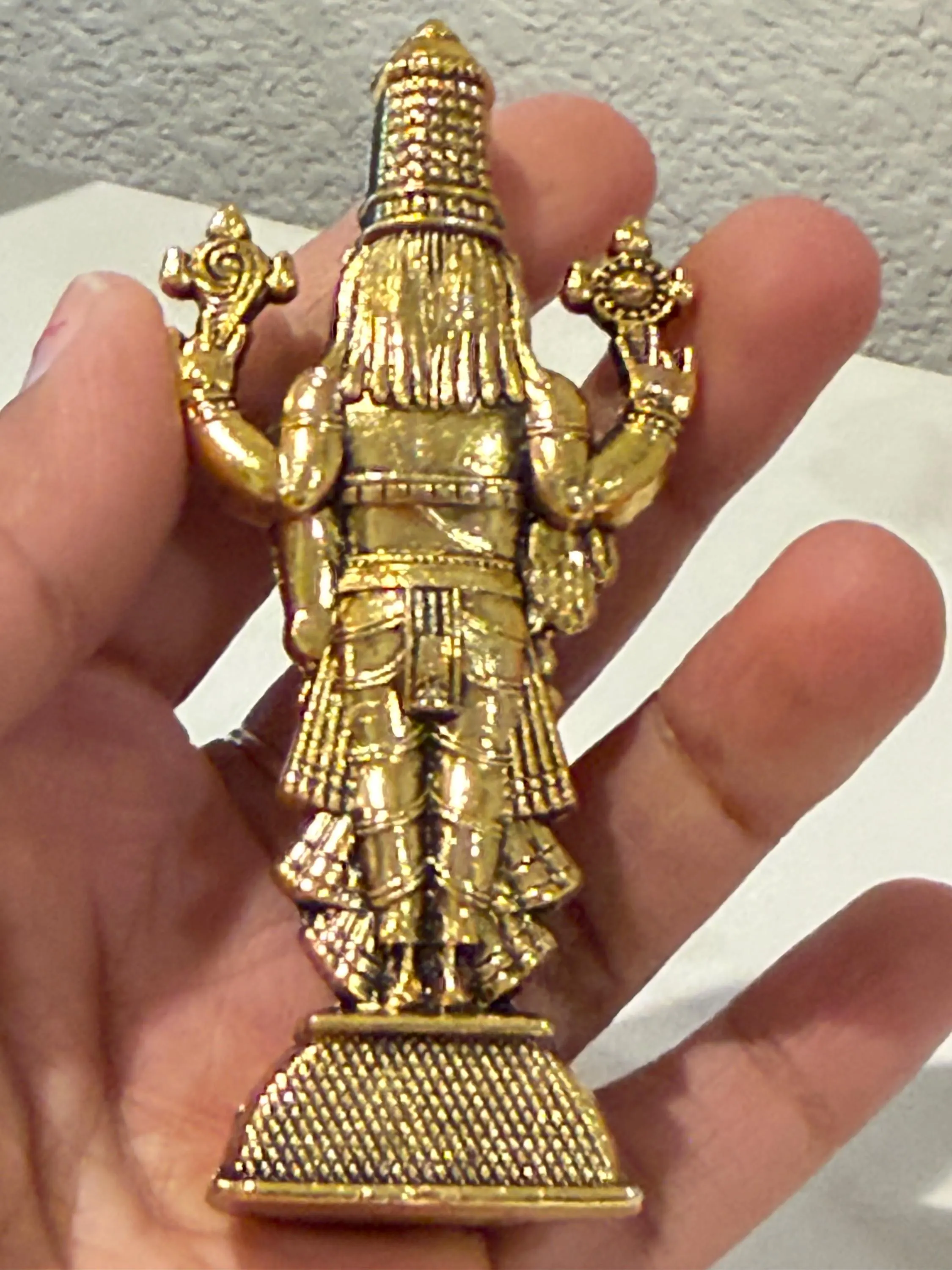 Lord Venkateswara Idol | Tirupati Balaji Statue | Hindu Pooja Decor | Indian Return Gift | Wedding Favor — view 8