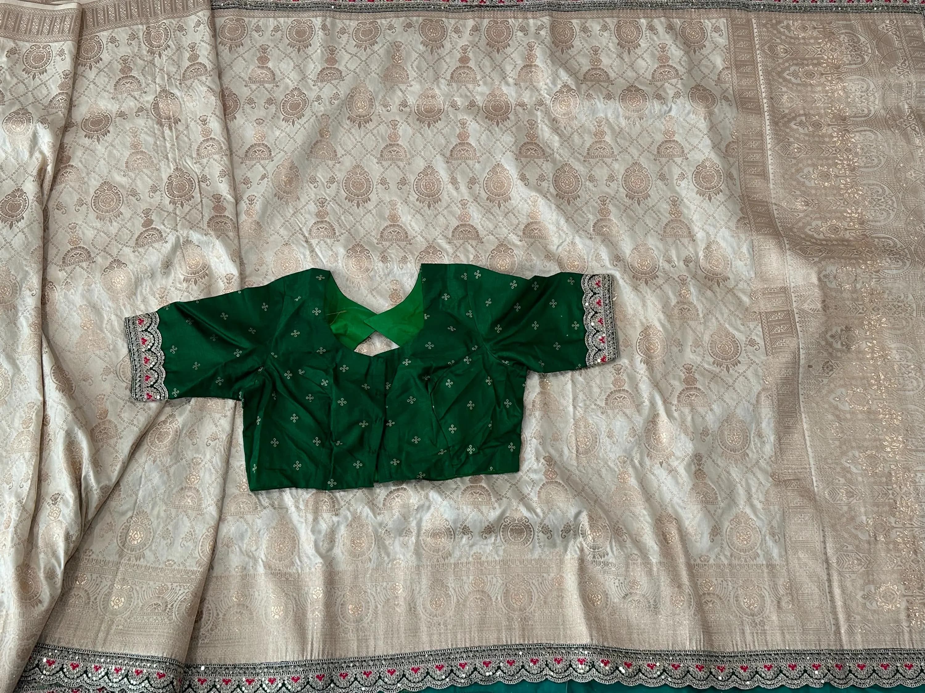 Banarasi Saree With Stitched Blouse — view 2