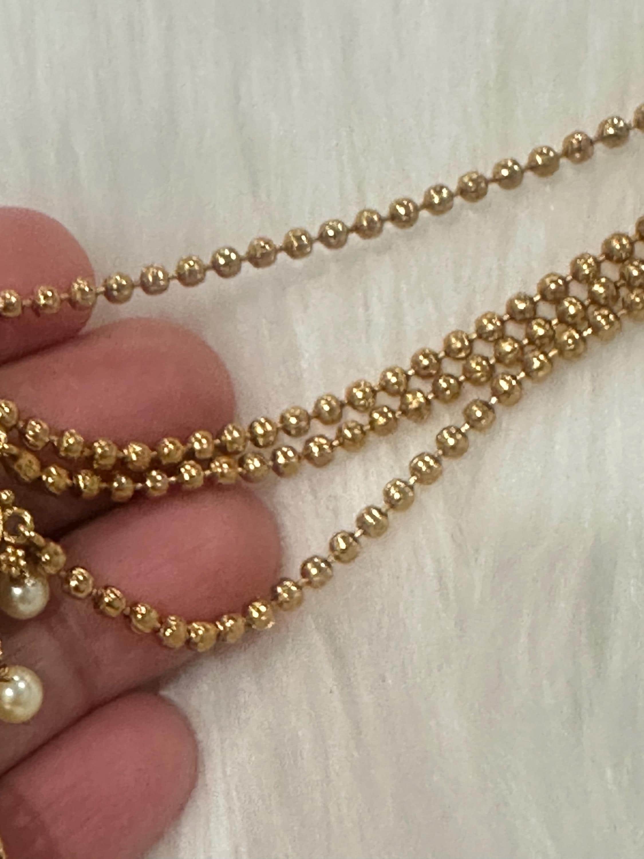 Three Layered Pearl Hair Brooch: Juda Pin, Bun Billa, Rakodi — view 5