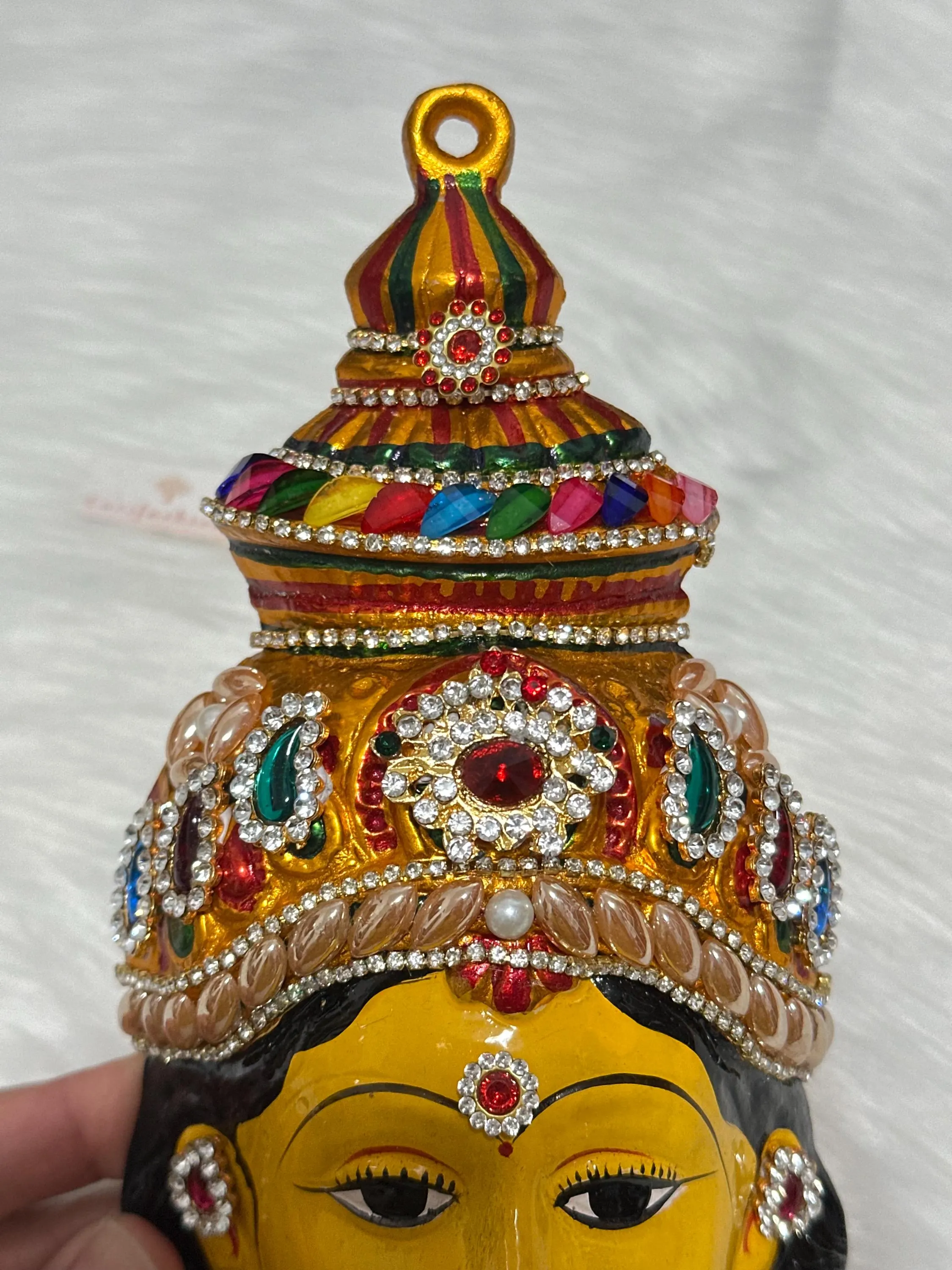 Lakshmi Face Idol | Gowri Devi Pooja Decor, Festival Goddess — view 5