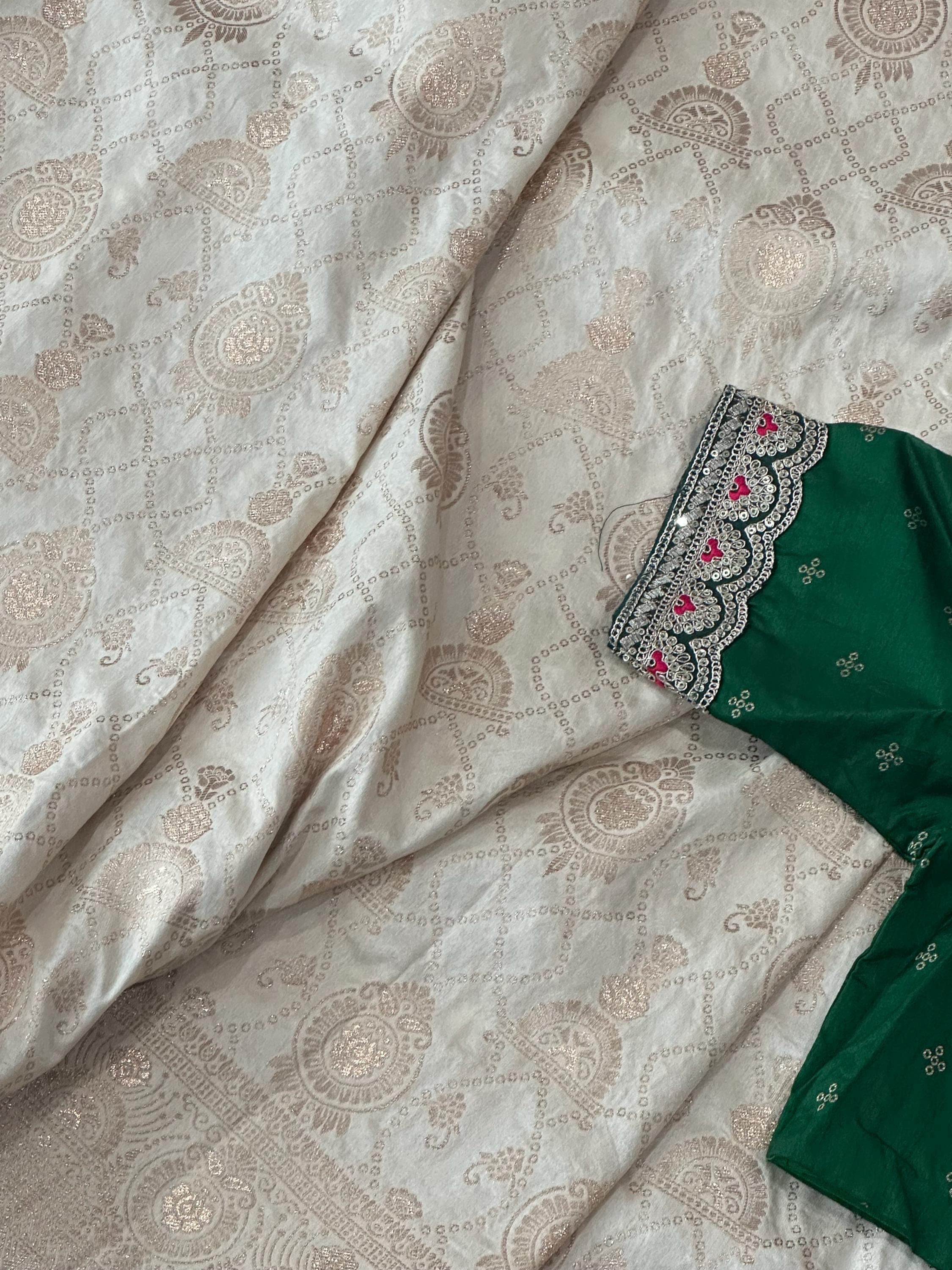 Banarasi Saree With Stitched Blouse — view 5