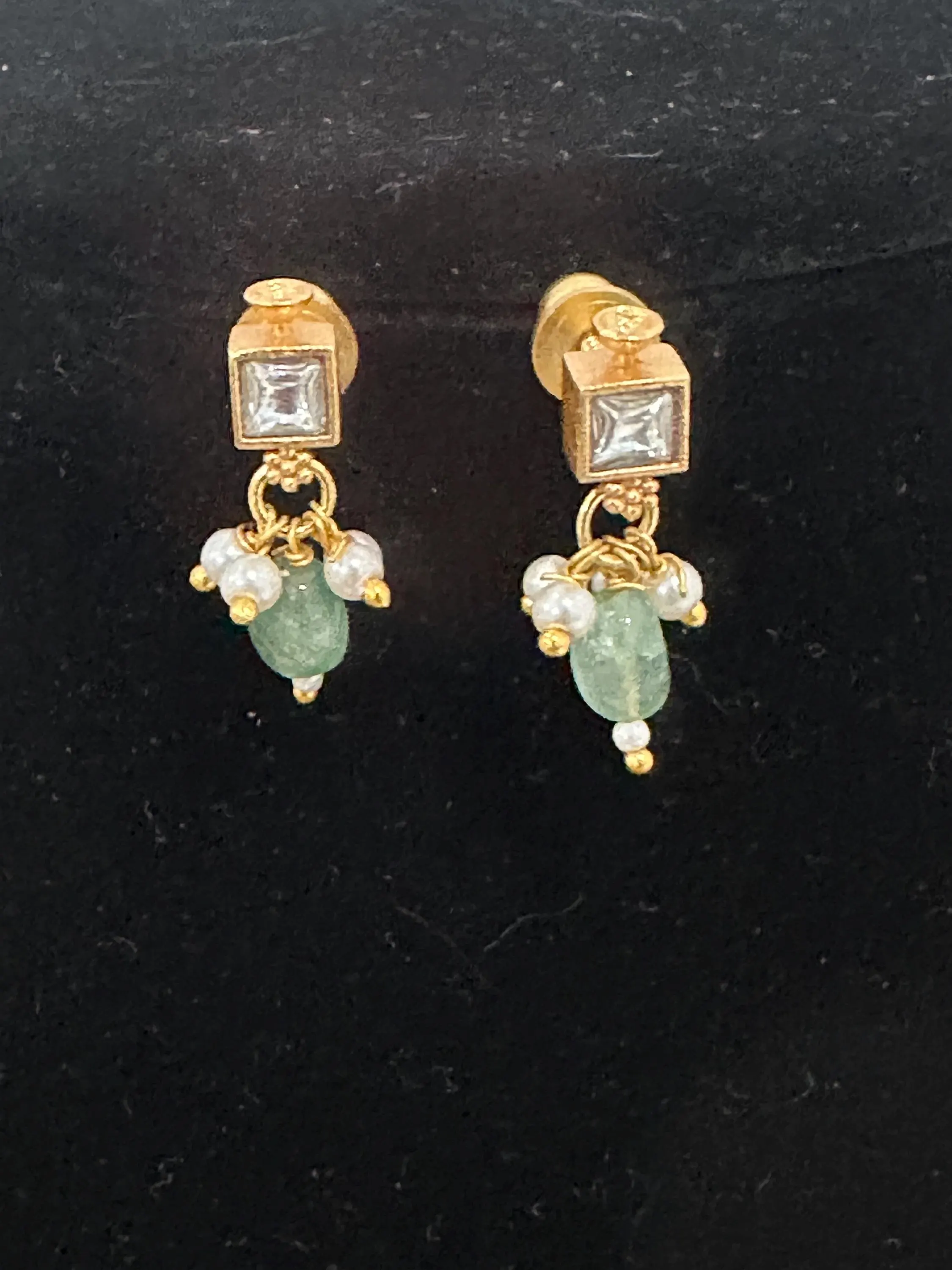 Jadau Kundan Necklace With Earrings — view 5