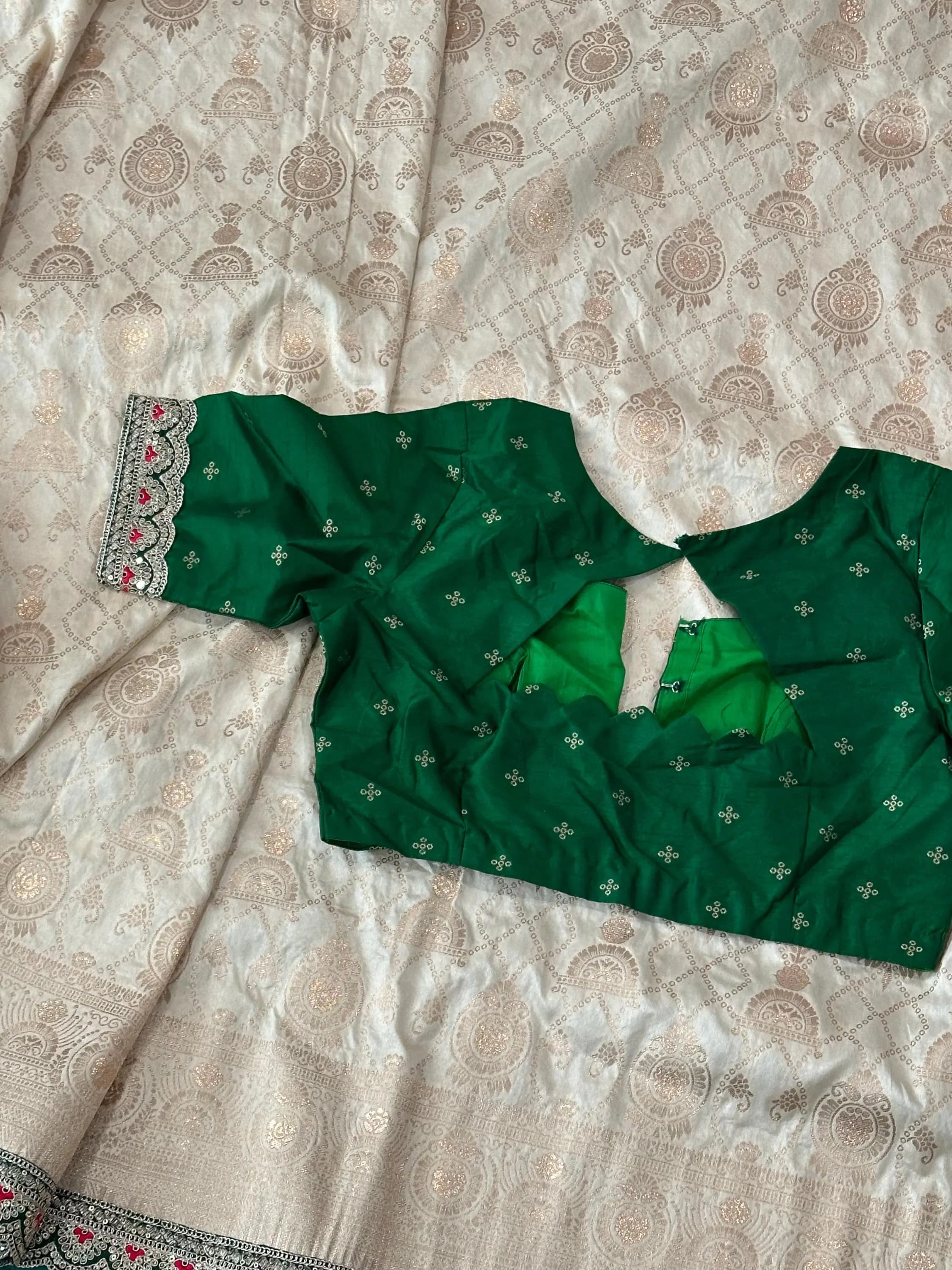 Banarasi Saree With Stitched Blouse — view 8