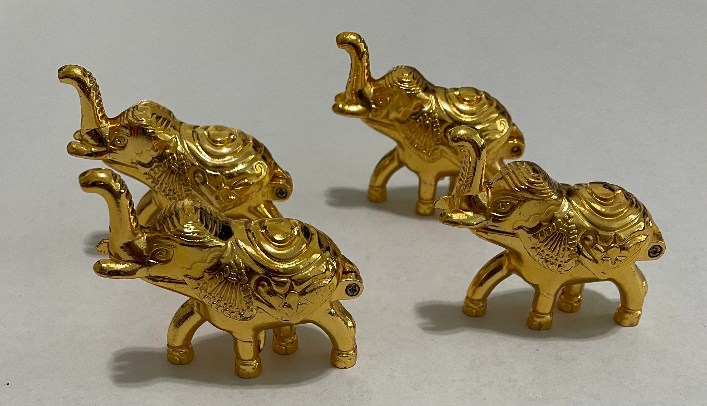 Elephant Shaped Kumkum Holder | Indian Haldi Holder | Ethnic Thamboolam Gift | Wedding, Pooja, Housewarming Return Favors — view 2