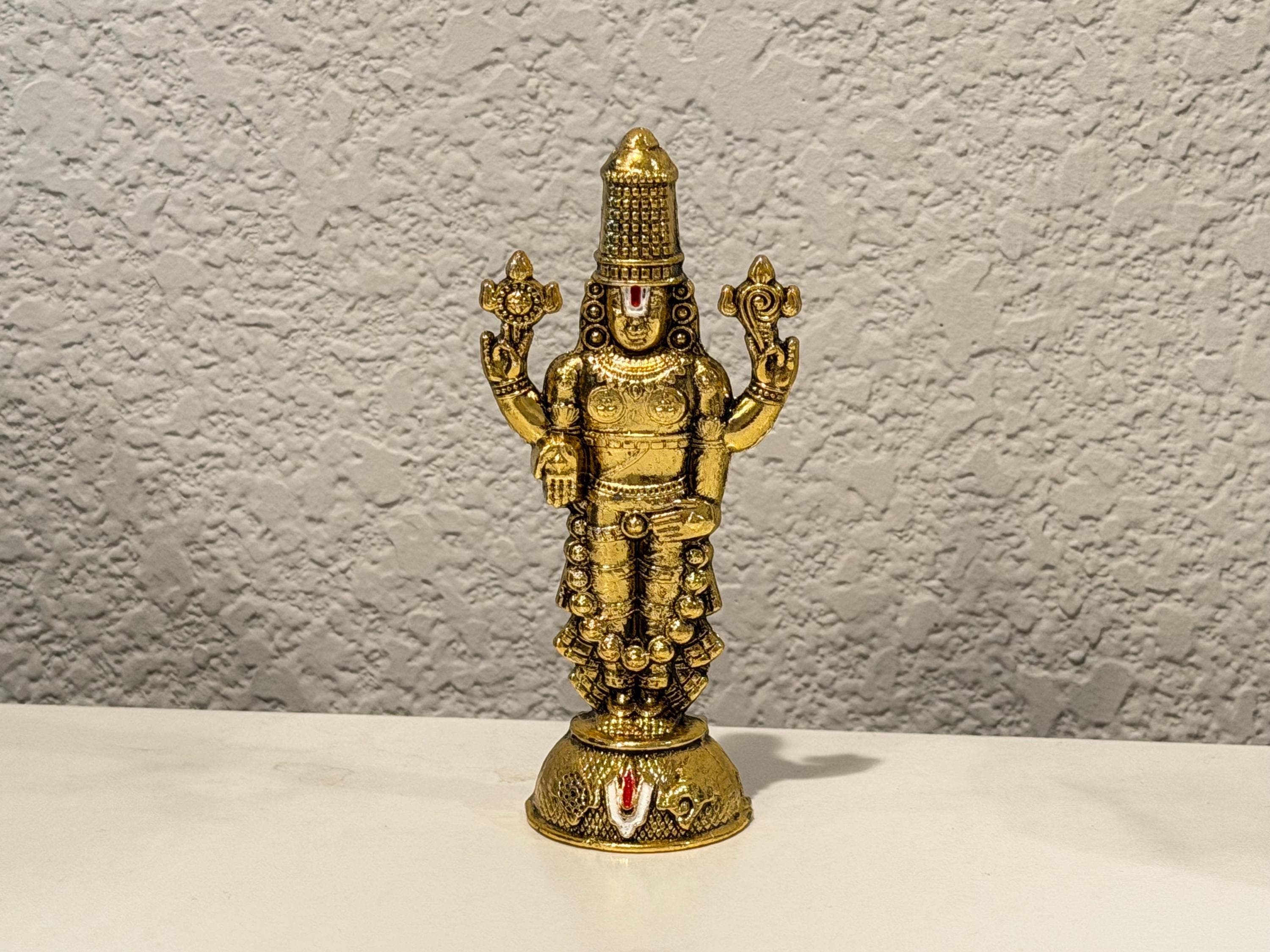 Lord Venkateswara Idol | Tirupati Balaji Statue | Hindu Pooja Decor | Indian Return Gift | Wedding Favor — view 5