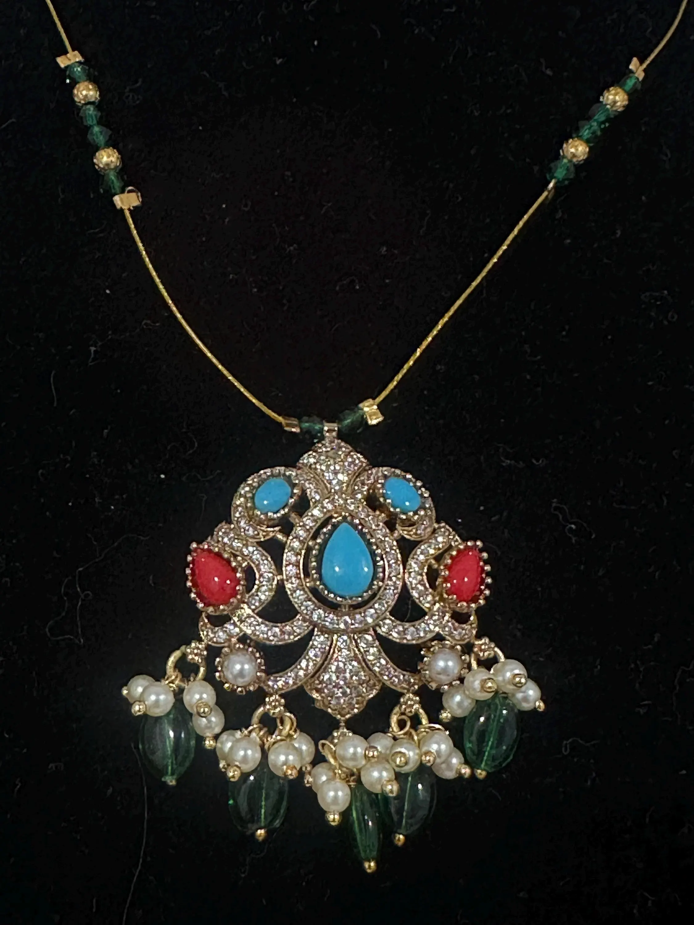 Victorian Moissanite Invisible Necklace — view 3