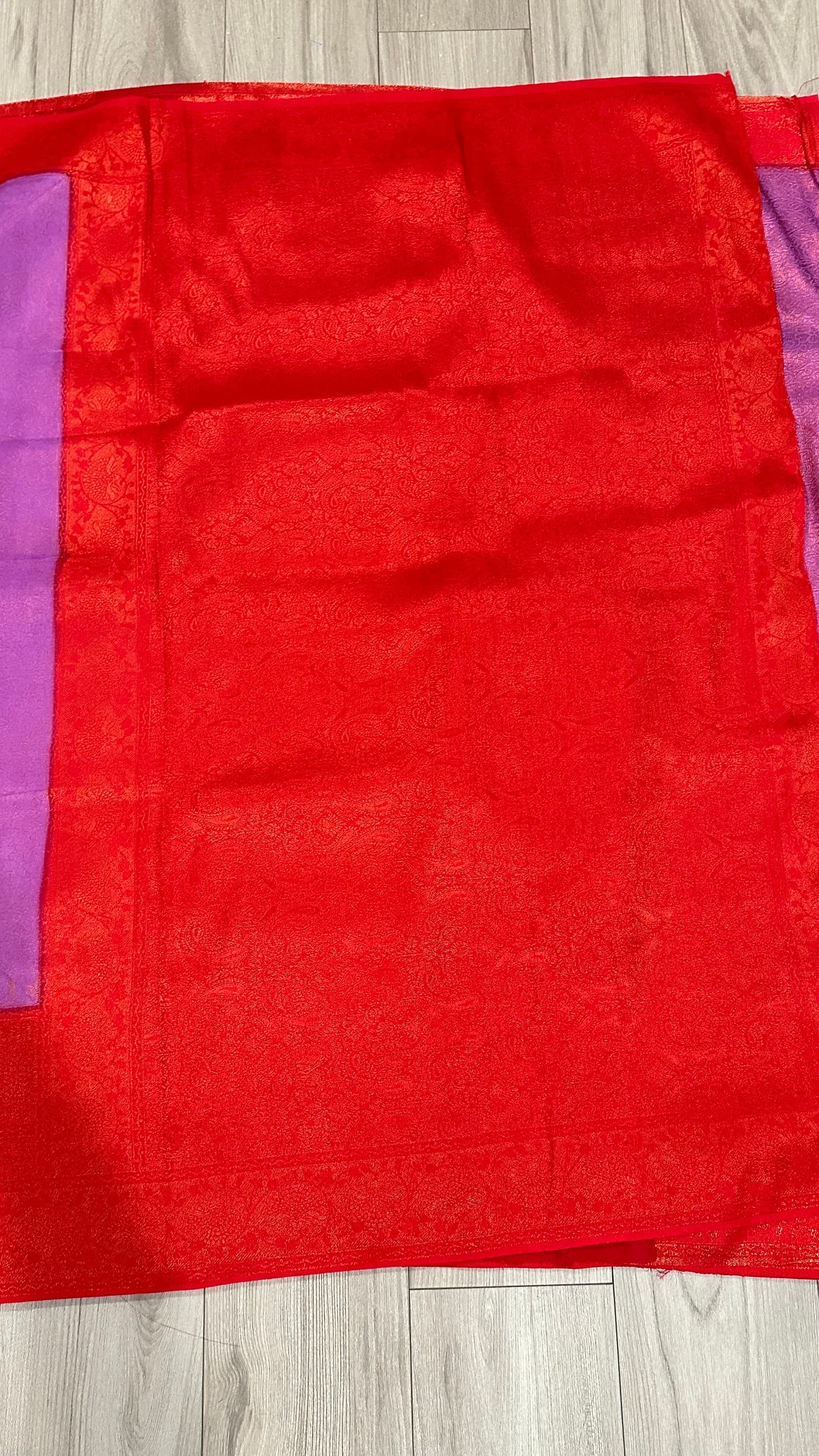 Kubera Pattu Soft Silk Saree - Traditional South Indian Design (Unstitched Blouse Piece) — view 3