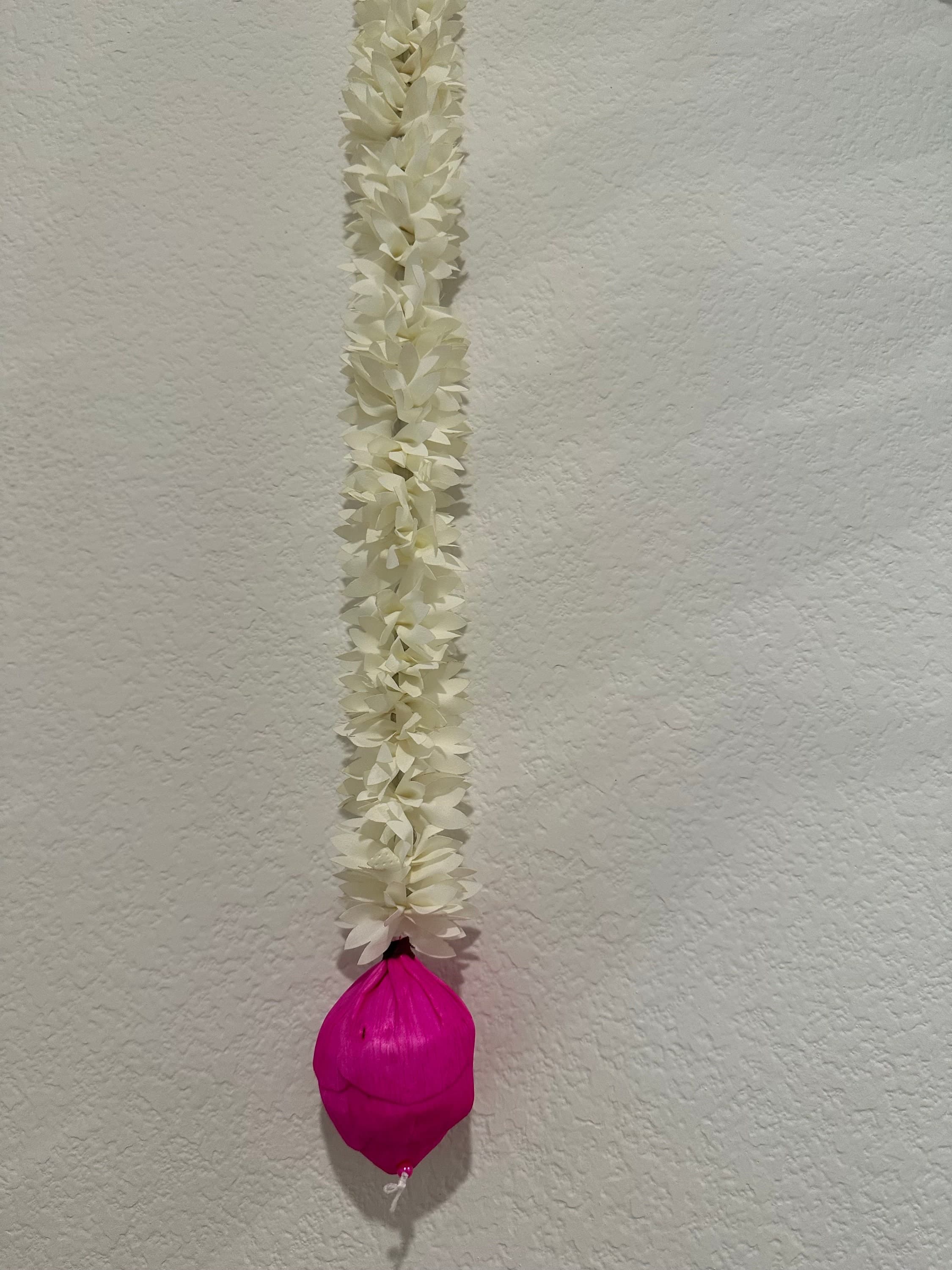 PREORDER: Pack of 10 fabric lotus bud Strings/ wall decor/ wall hangings/ backdrop decor/ wedding/ festival/ handmade — view 4