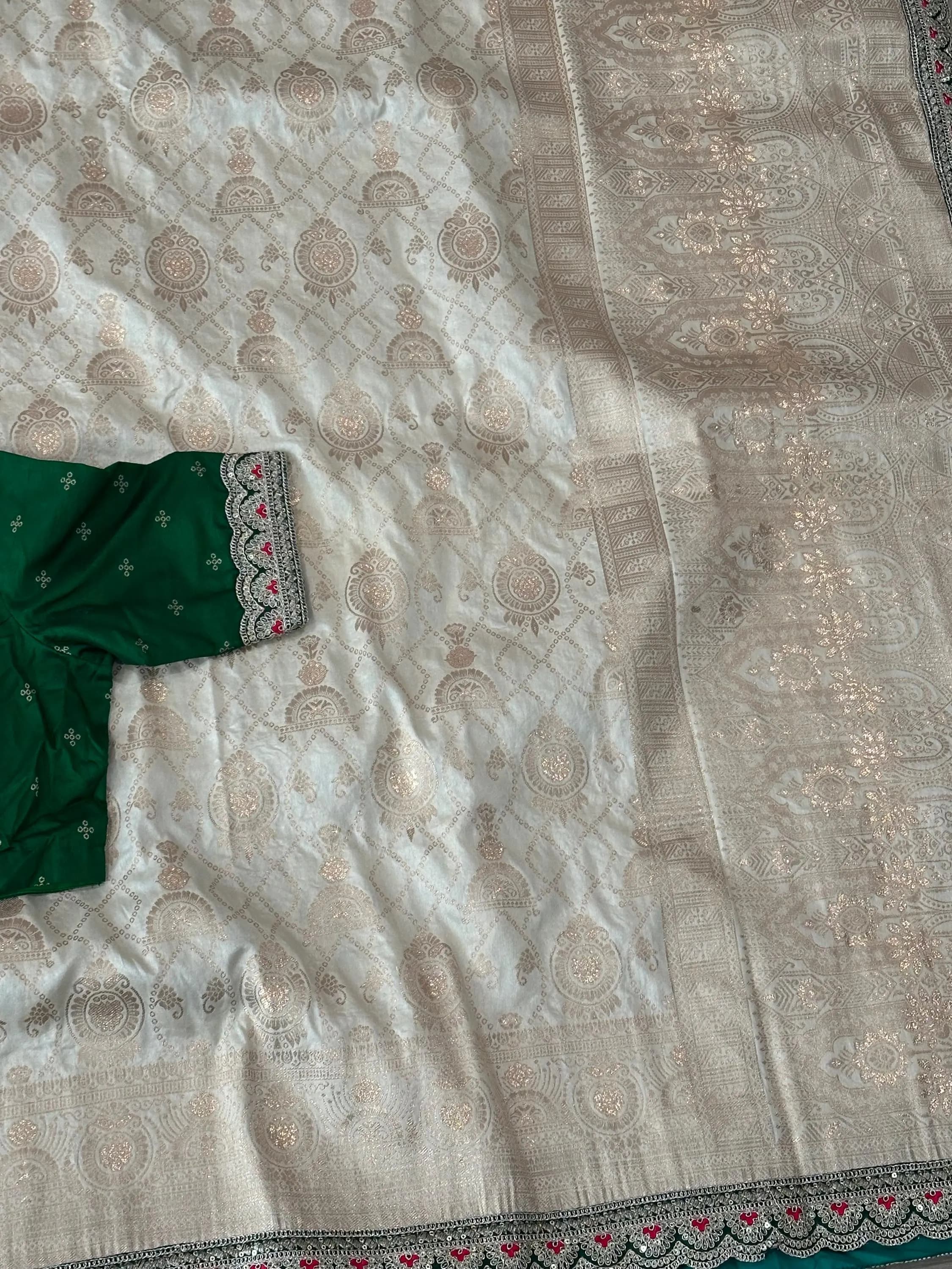 Banarasi Saree With Stitched Blouse — view 4