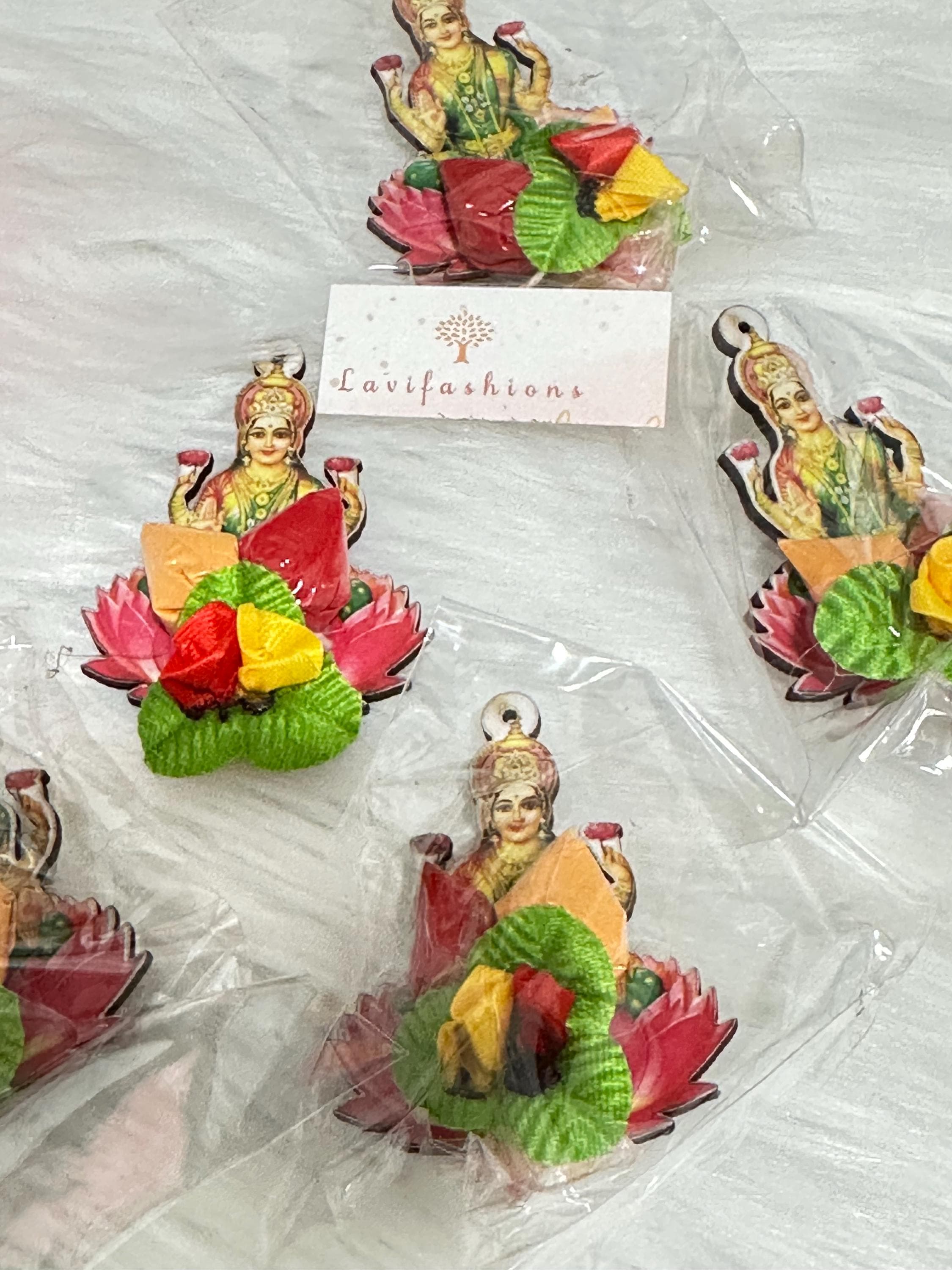 Goddess Lakshmi Haldi Kumkum Pack | Thamboolam Return Favor — view 3