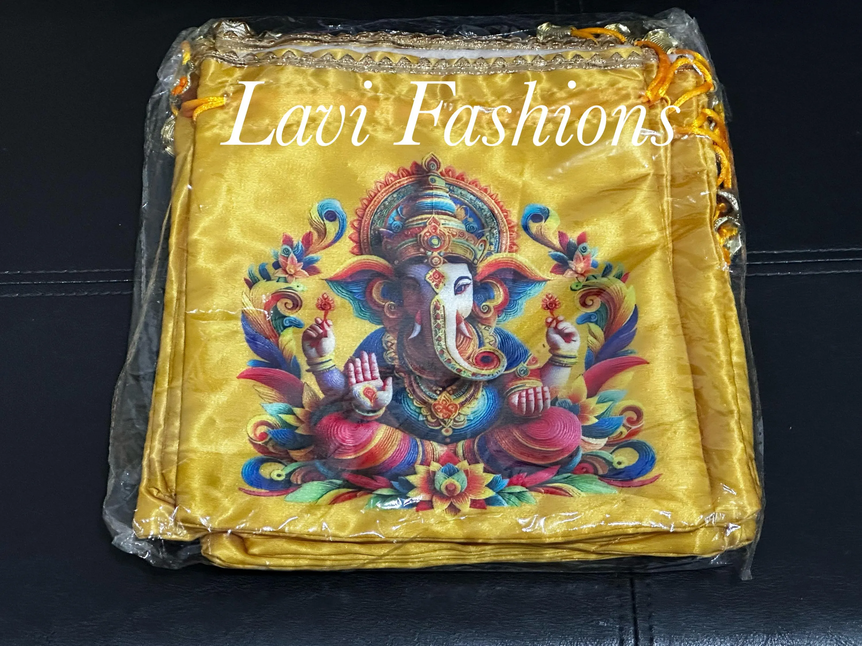 Ganesha Potli Bags | Festive Wedding Party Accessories (Pack of 10) — view 1