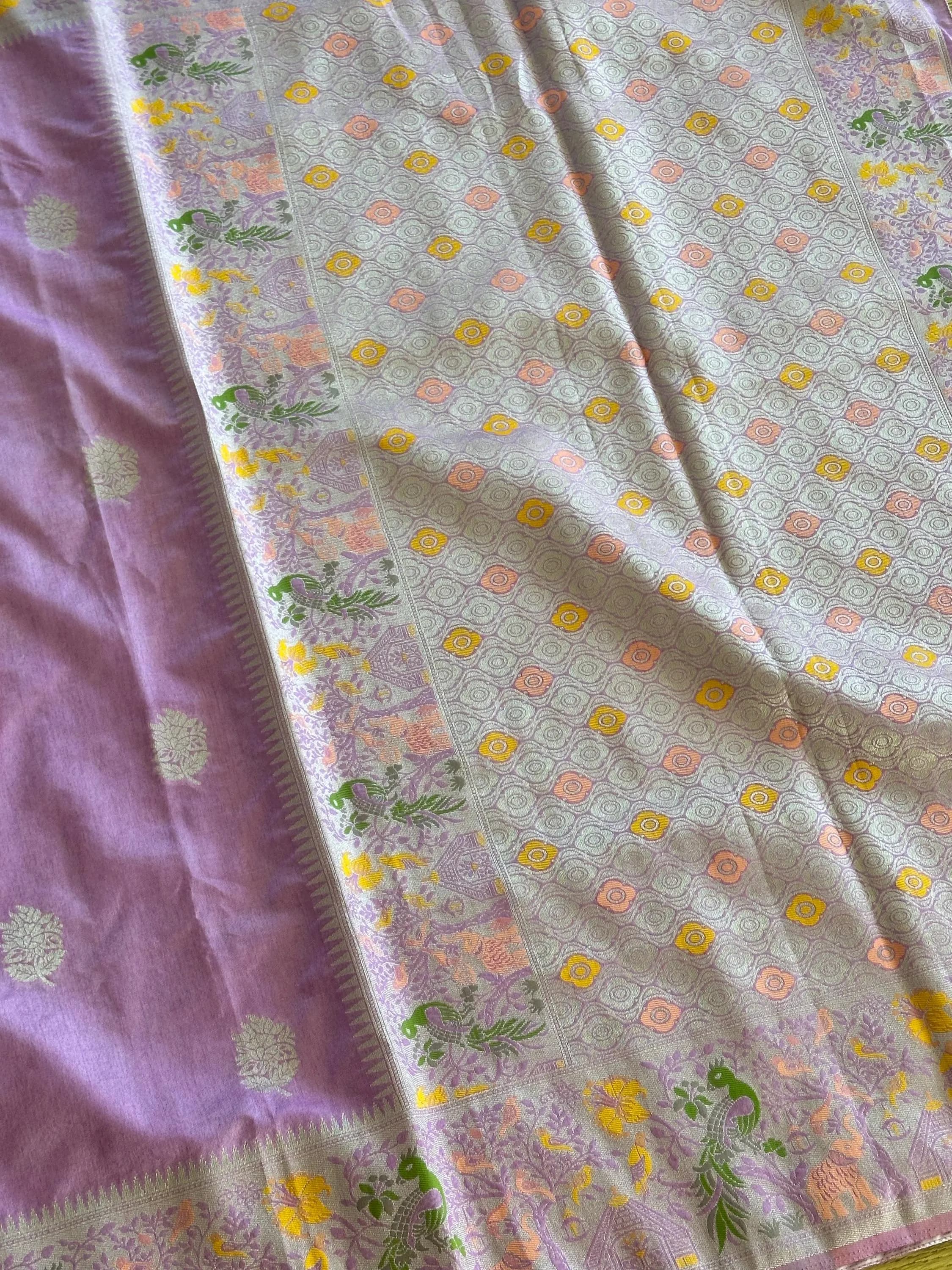 Paithani Border Saree | Soft Festive Ethnic Wear — view 7