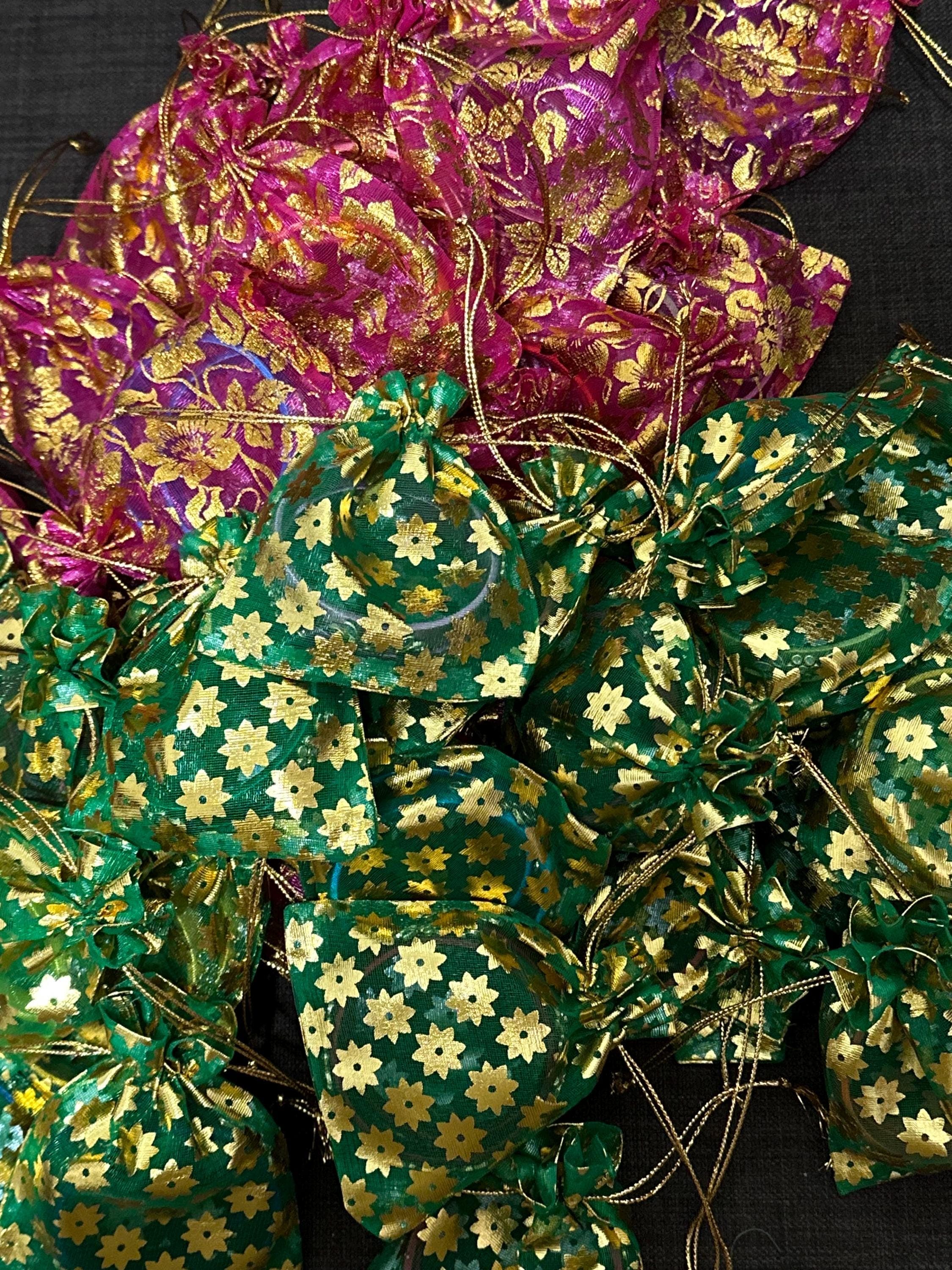 Handmade Silk Thread Bangles | Indian Wedding Jewelry | Saree Accessories | Bridal Bangles | Festive Gift for Her | Kundan Bangles — view 4