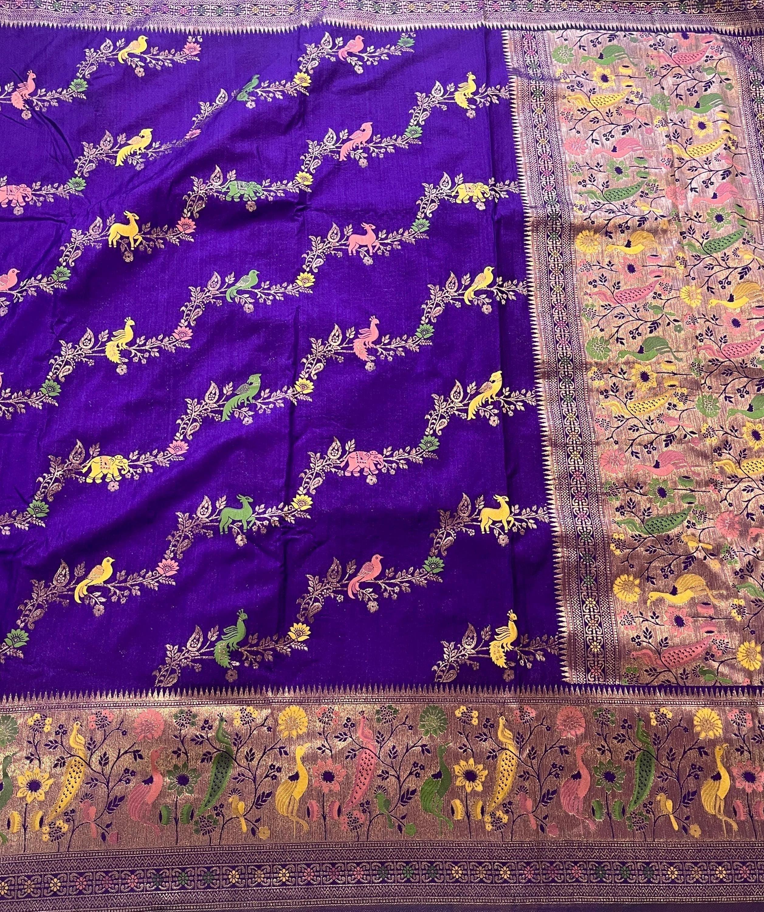Banarasi Pattu Saree With Stitched Blouse — view 8